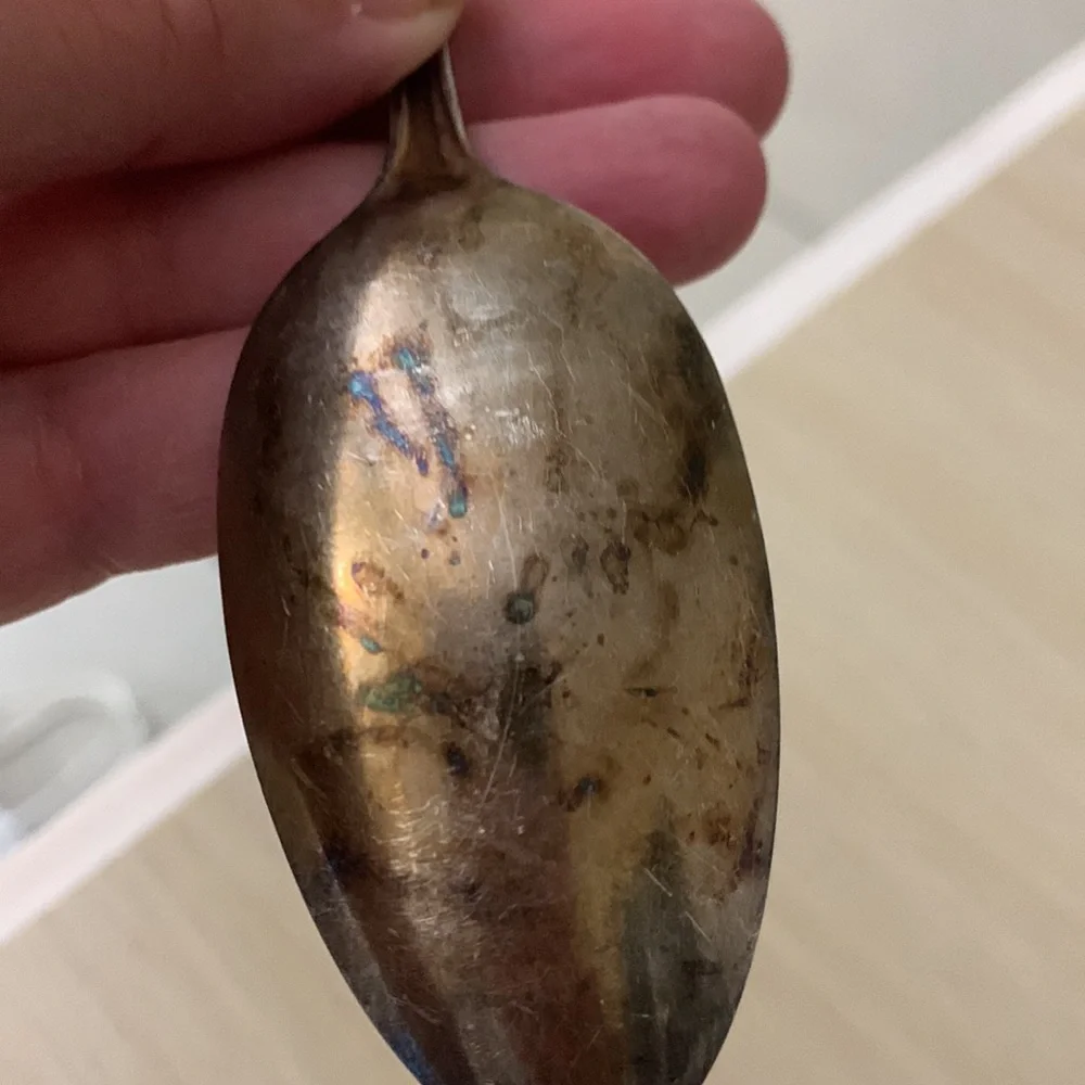 Vintage rogers  and son exquisite line of two silver spoons